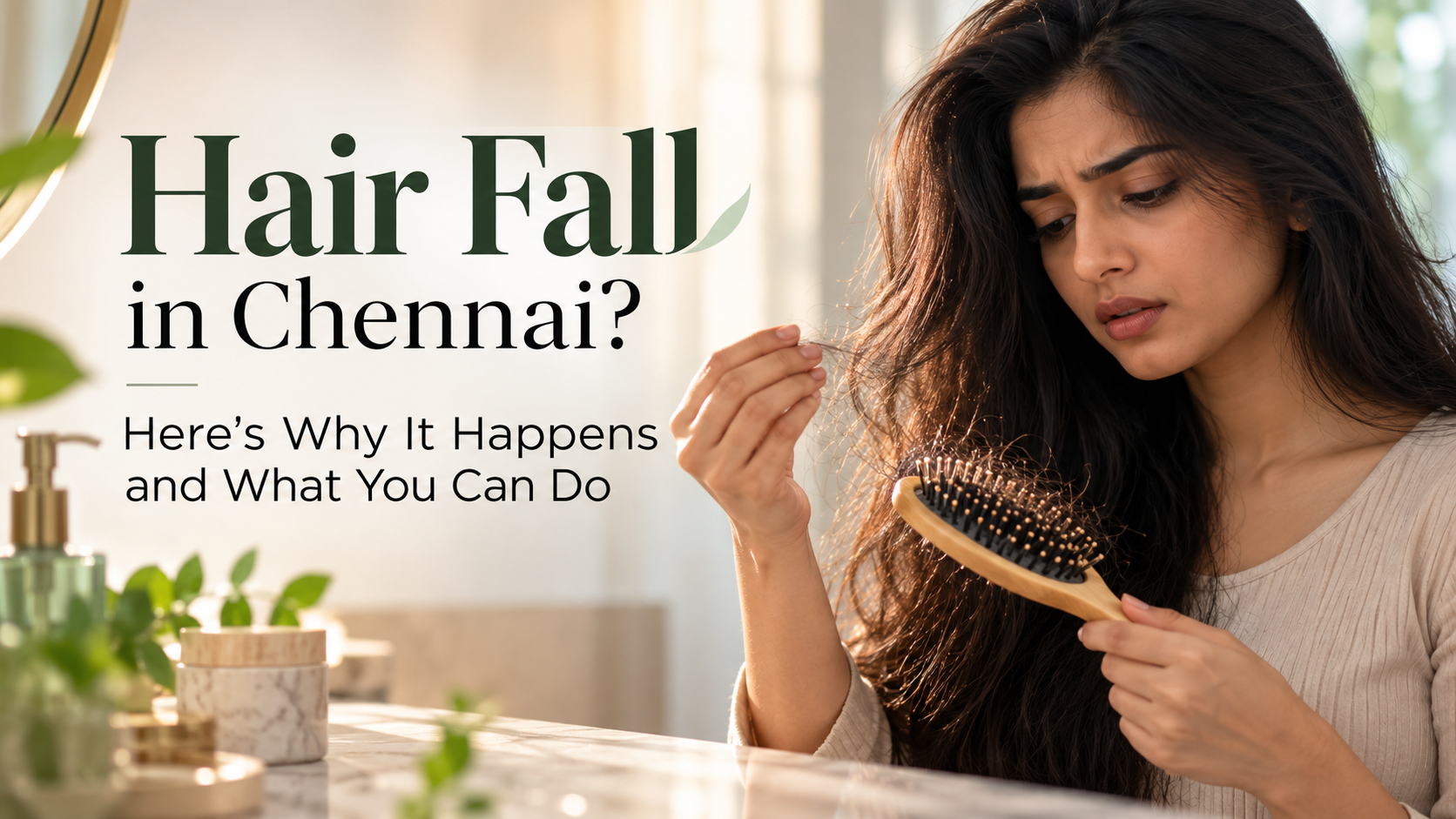 Hair Fall in Chennai? Here’s Why It Happens and What You Can Do — hair loss awareness by Dr. Neha Vani