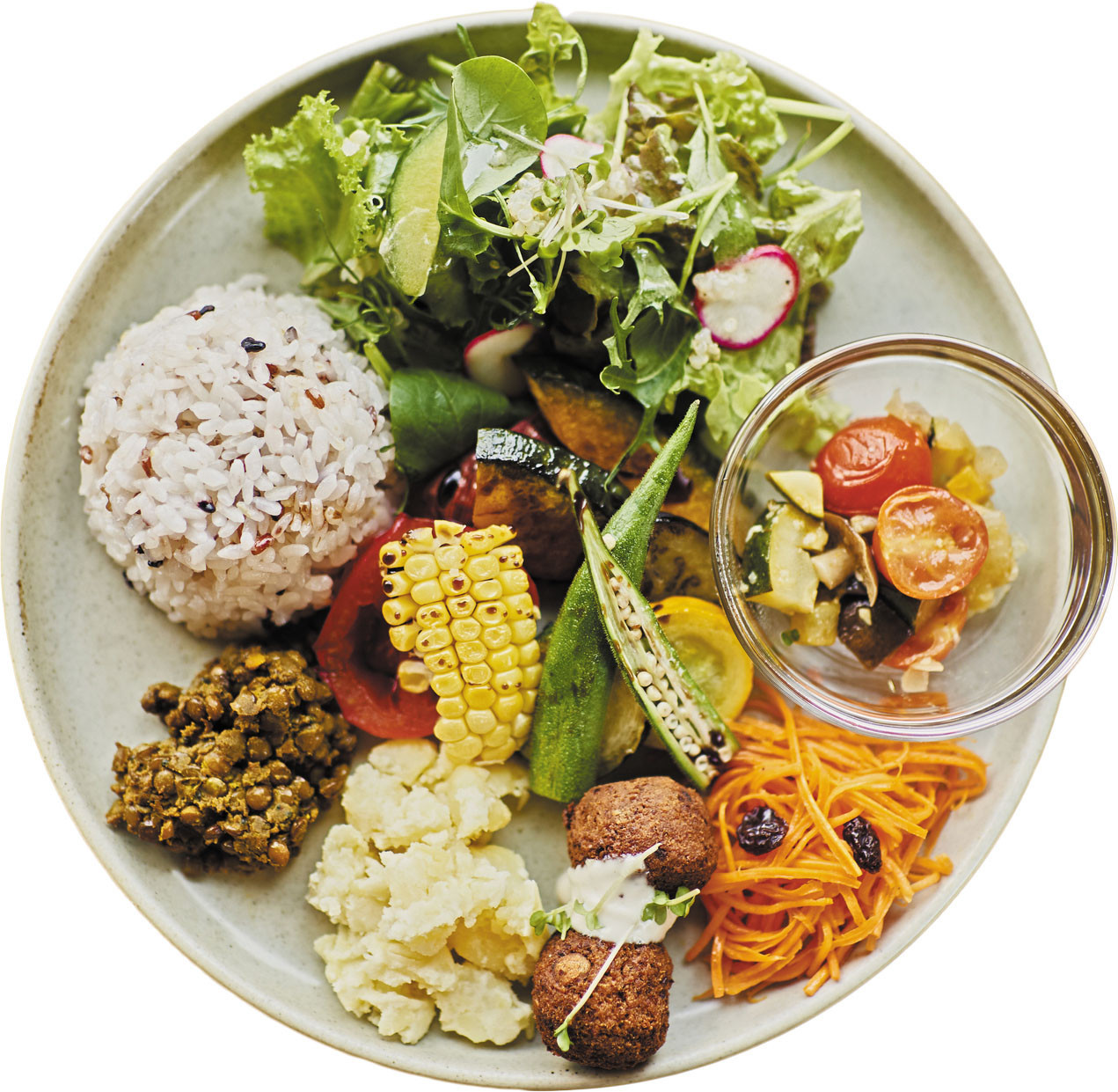 Healthy balanced diet for hair health