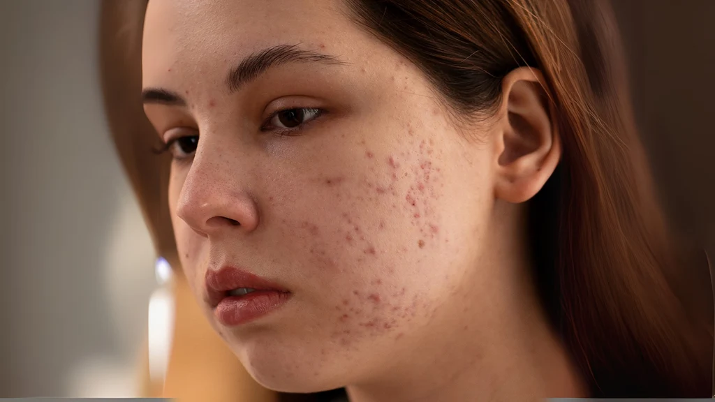 Post-Acne Pigmentation acne scar example